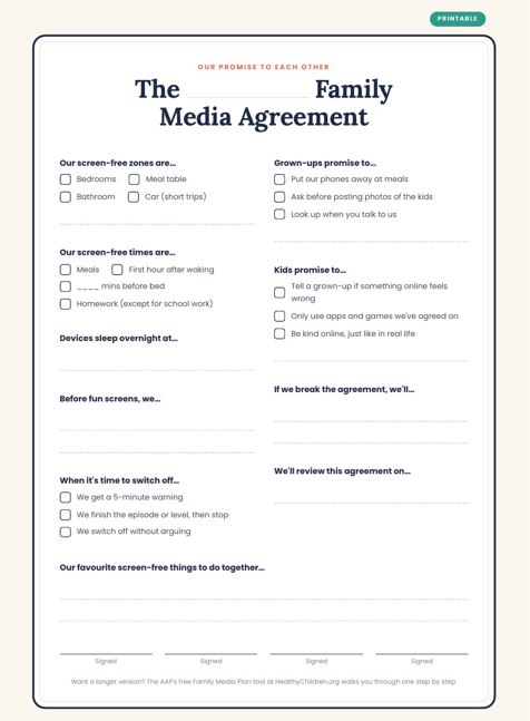 Family Agreement